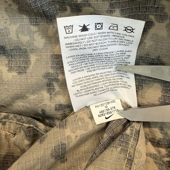 Nike Jacket BB Kobe Windrunner Camo Zip Front Hooded 485135-376 Men's M - Picture 5 of 8